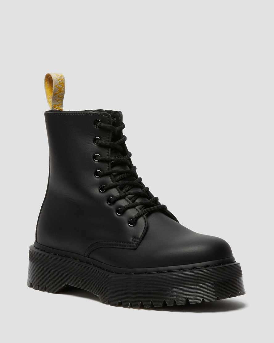 Dr. Martens Vegan Jadon II Mono Platform Støvler Dame Svart [3867VJUPB]